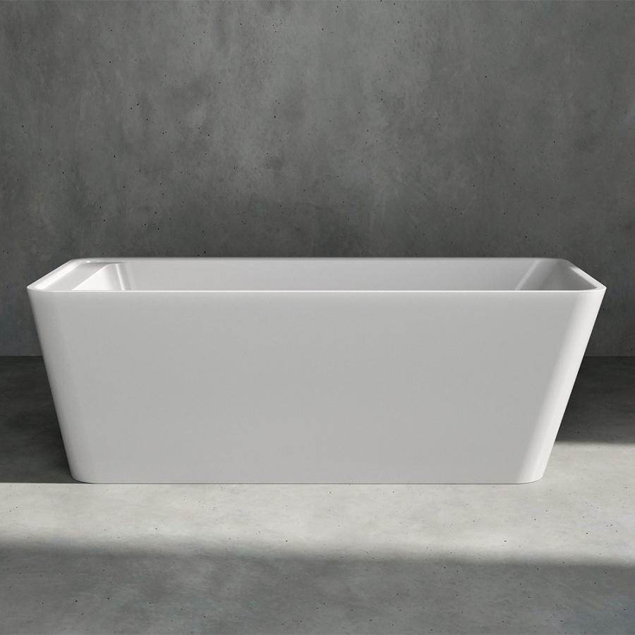 Акриловая ванна AVS Кардея 170х80 белая с донным клапаном