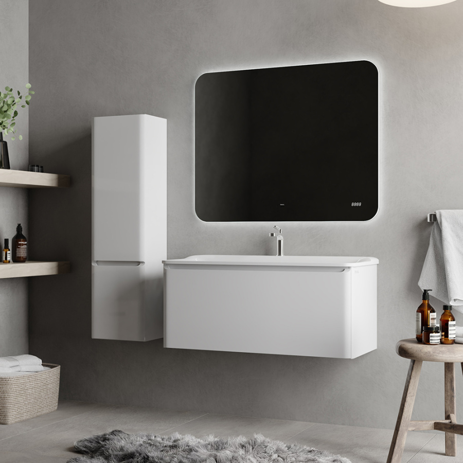 Тумба с раковиной Raval Welto Solo 100