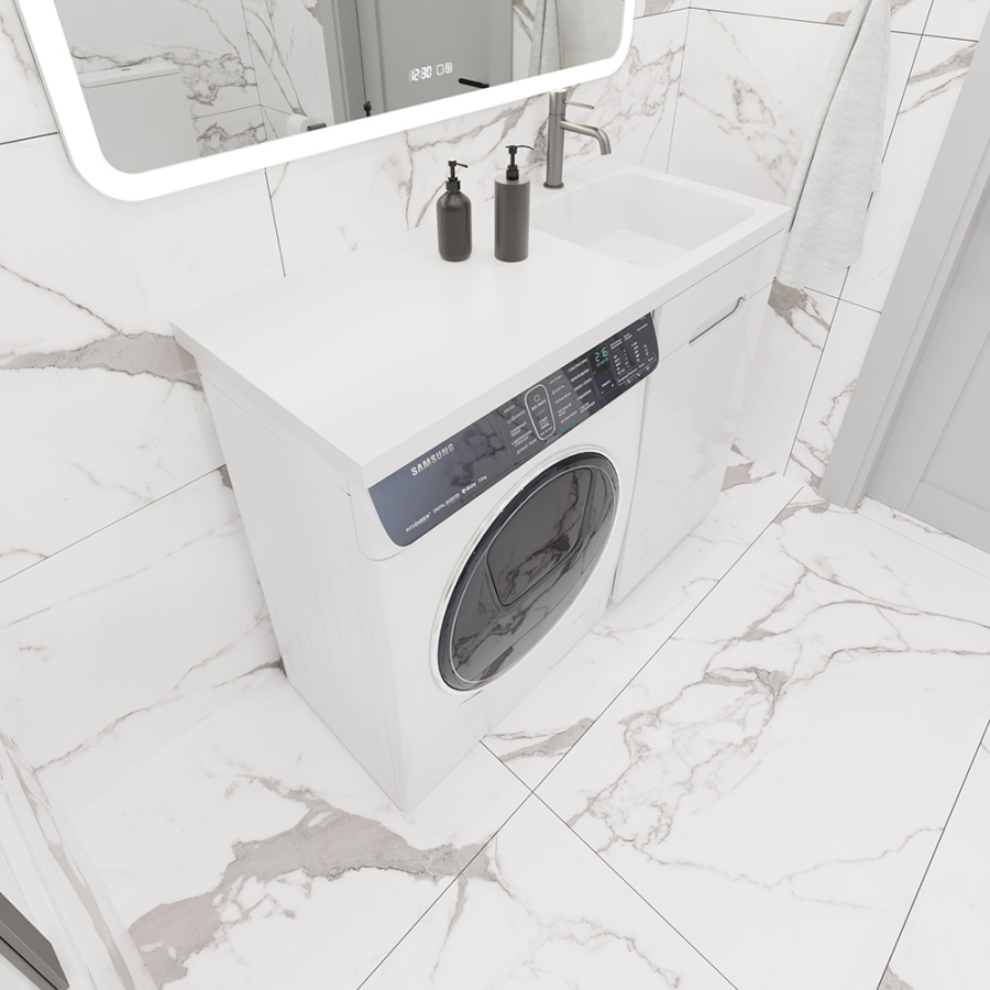 Раковина AVS Прима 110x48 R, белая