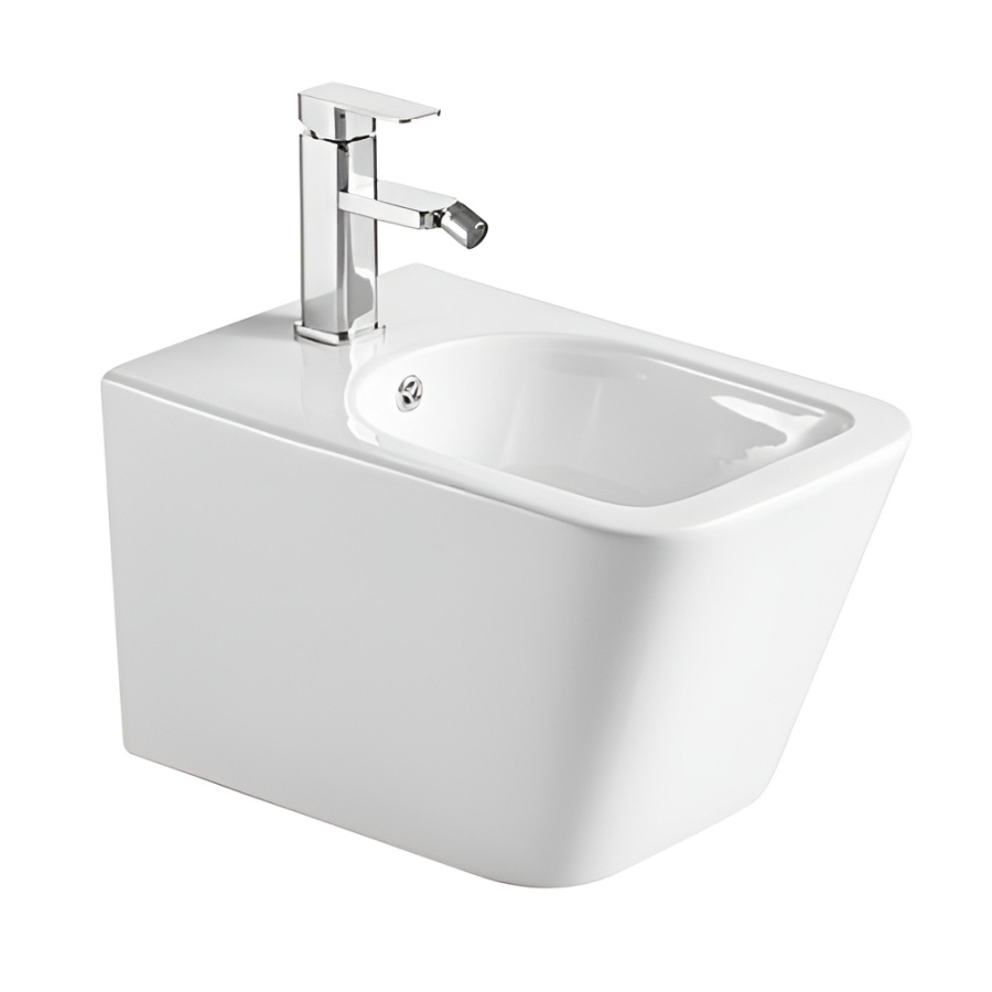 Биде подвесное Sole Cube белое Биде подвесное Sole Cube белое