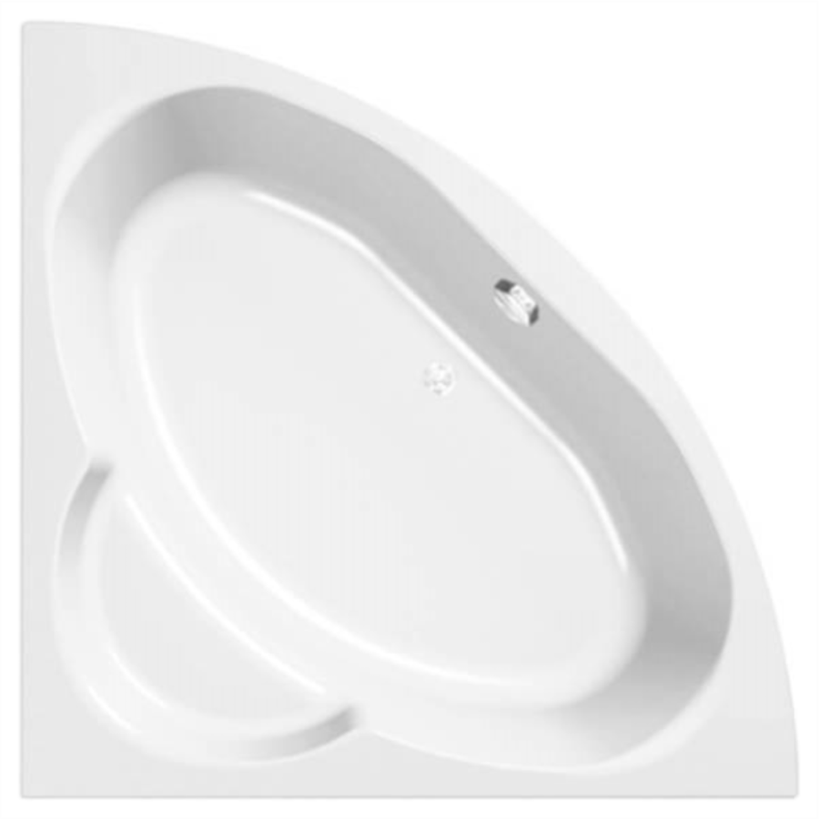 Акриловая ванна Kolpa-San Royal 130х130 белая, с каркасом и экраном