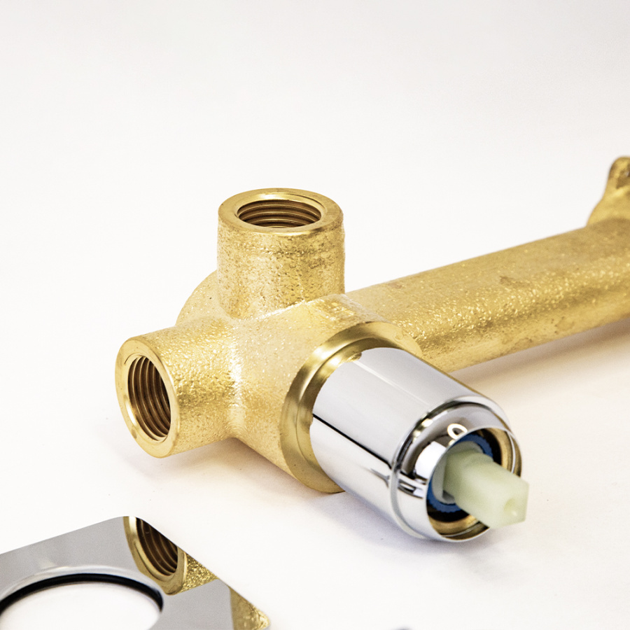 Смеситель для раковины AVS Cube с внутренней частью, хром Смеситель для раковины AVS Cube с внутренней частью, хром