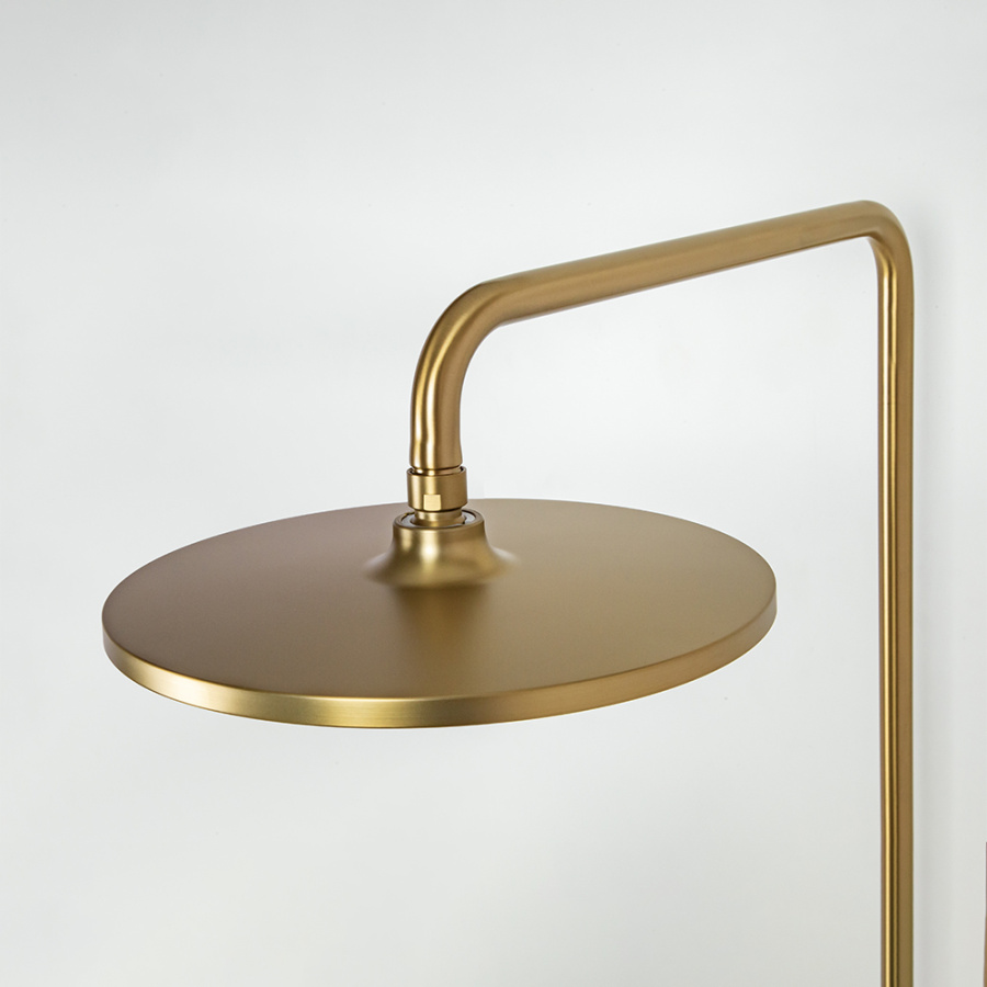 Душевая стойка AVS Slimmer с термостатом, брашированное золото Душевая стойка AVS Slimmer с термостатом, брашированное золото