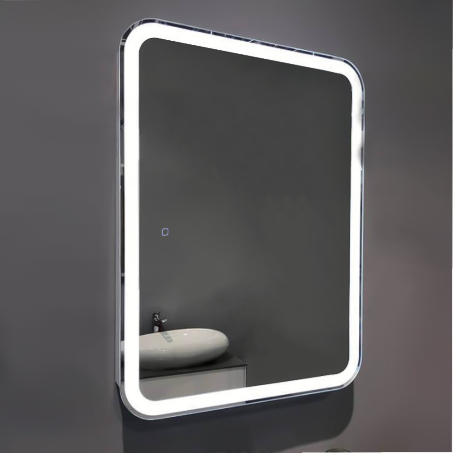 Зеркало-шкаф AVS Универсал 60x80 LED боковой сенсор, розетка Зеркало-шкаф AVS Универсал 60x80 LED боковой сенсор, розетка