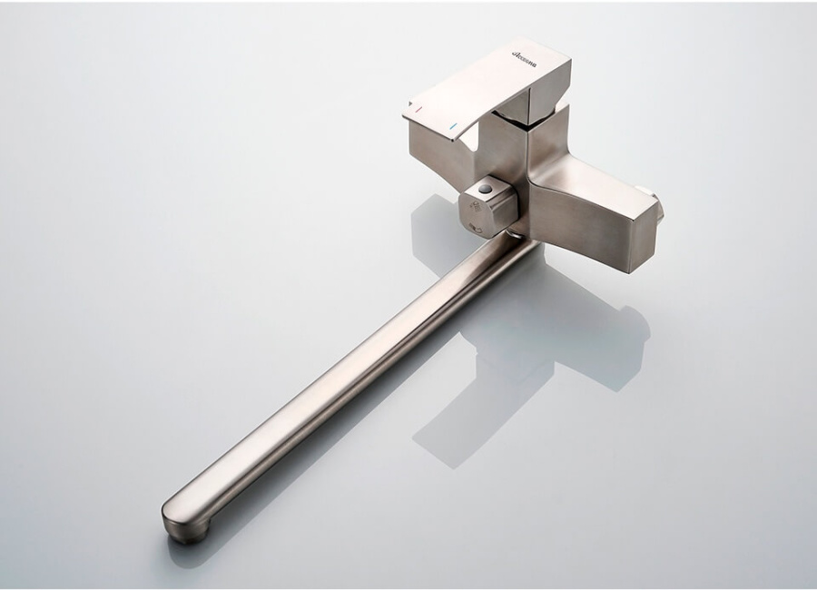 Смеситель универсальный Accoona Н206 A71206 сталь Смеситель универсальный Accoona Н206 A71206 сталь