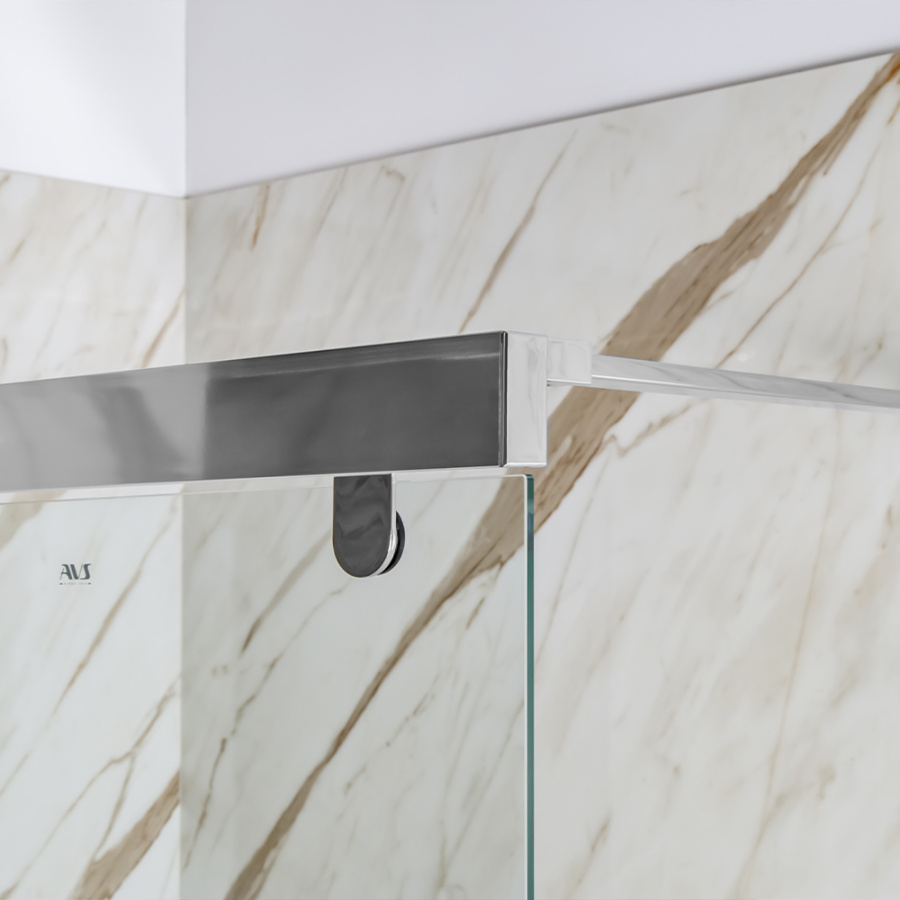 Шторка на ванну AVS Перла 100 L профиль хром, стекло прозрачное Шторка на ванну AVS Перла 100 L профиль хром, стекло прозрачное