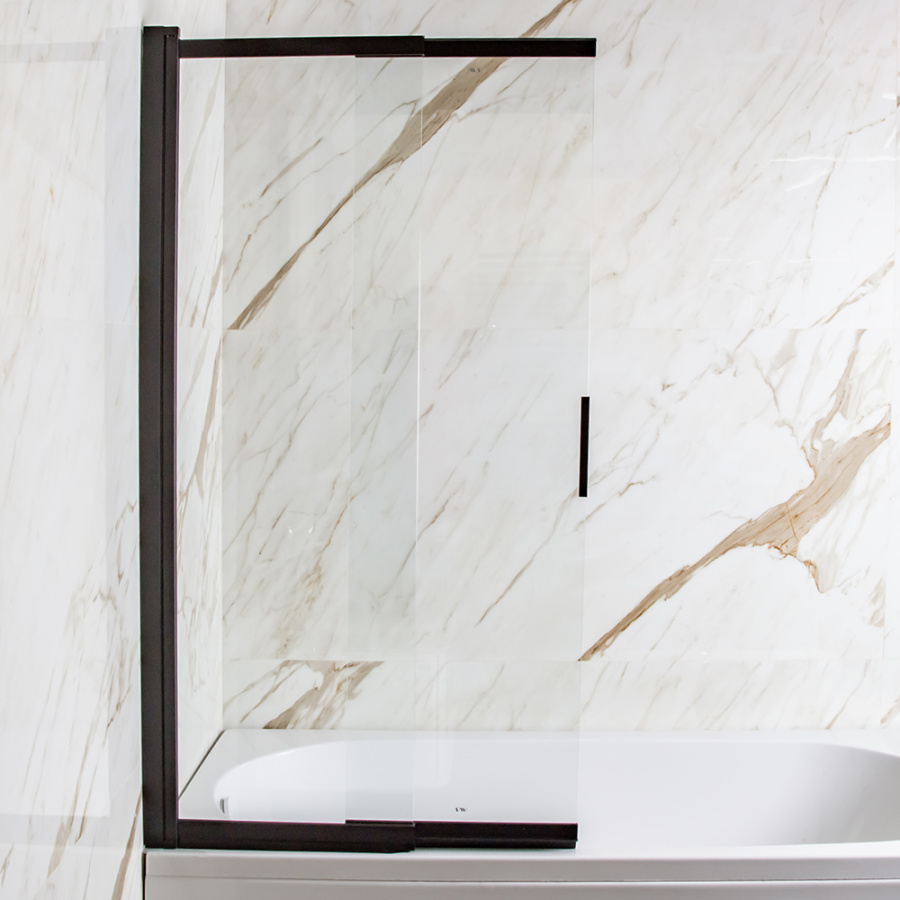 Шторка на ванну AVS Слайдер Плюс 80 профиль черный, стекло прозрачное Шторка на ванну AVS Слайдер Плюс 80 профиль черный, стекло прозрачное