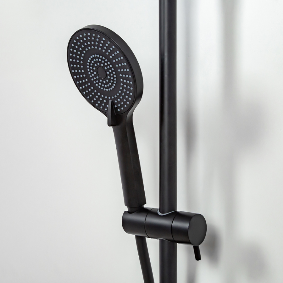 Душевая стойка AVS Slimmer 811-151-MB черный матовый Душевая стойка AVS Slimmer 811-151-MB черный матовый