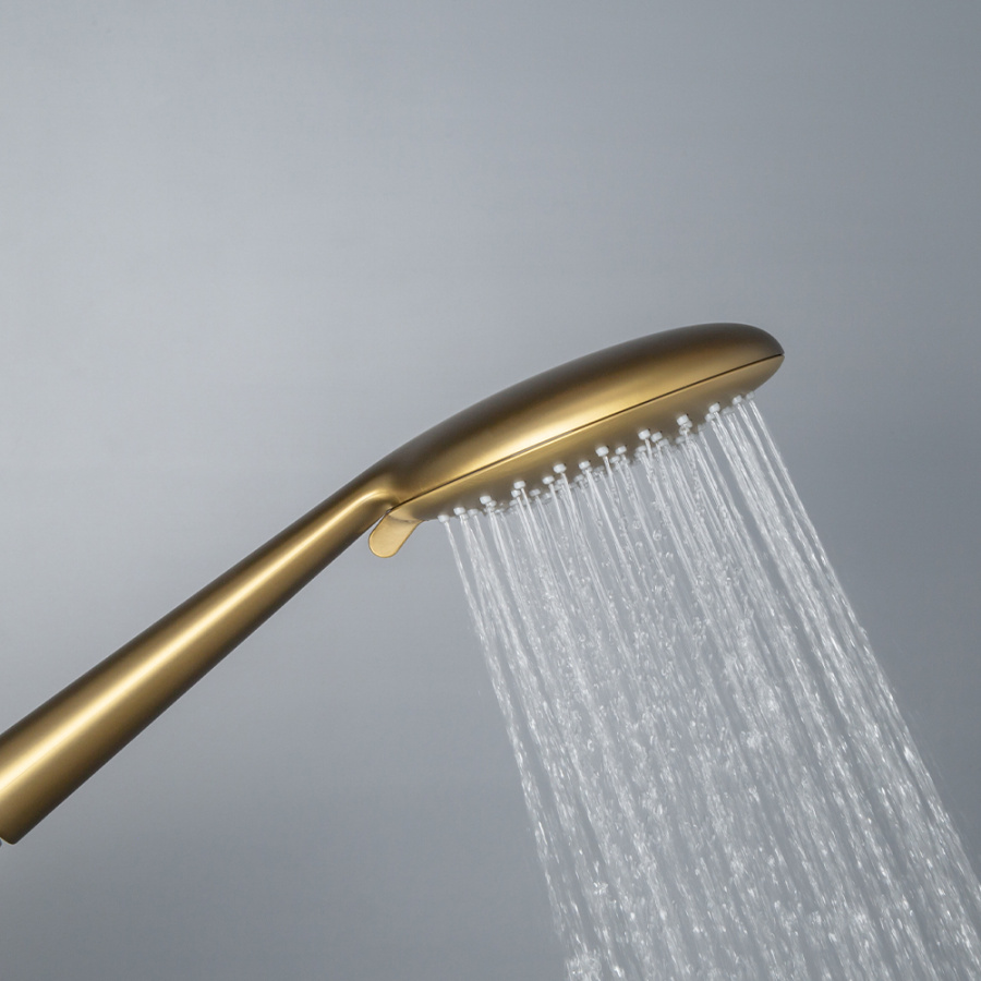 Душевой комплект AVS Termo 4в1 круглый, брашированное золото Душевой комплект AVS Termo 4в1 круглый, брашированное золото