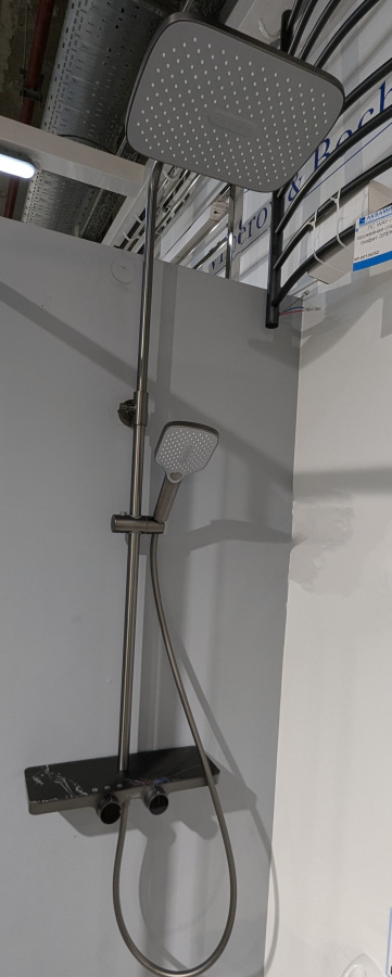 Душевая стойка Maxonor Pure Life Pleasure PL2486-9 пепельный/мрамор Душевая стойка Maxonor Pure Life Pleasure PL2486-9 пепельный/мрамор