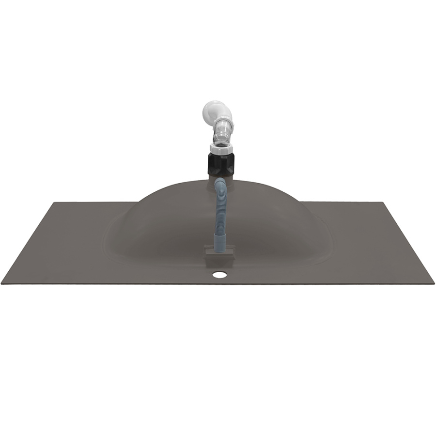 Раковина ZOV Oliveeka M115B100 100x46 темно коричневая матовая