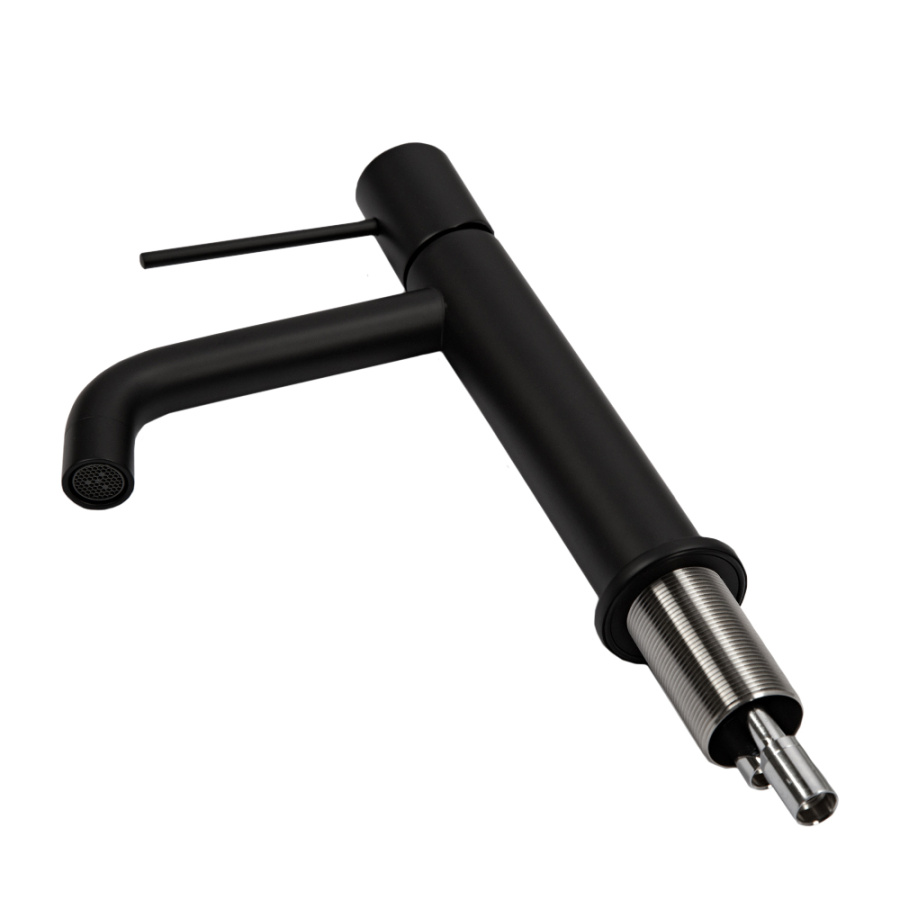 Смеситель для раковины AVS Slimmer черный матовый Смеситель для раковины AVS Slimmer черный матовый