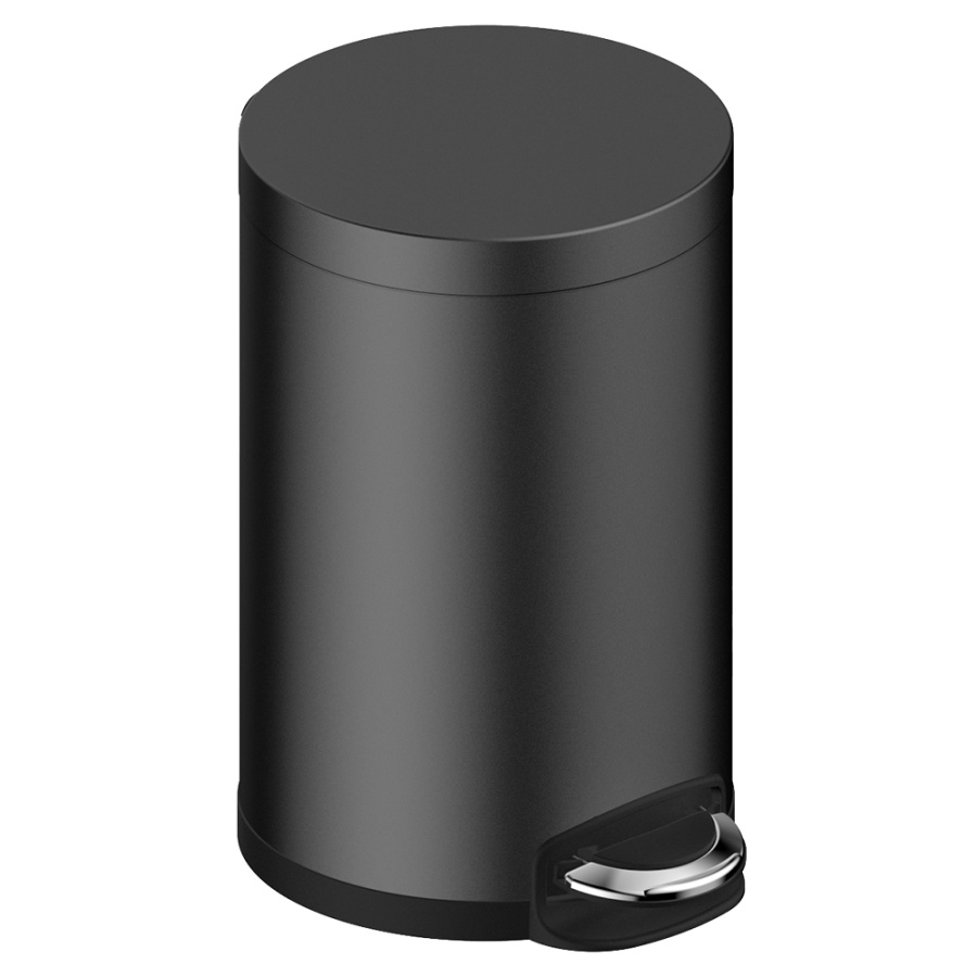 Ведро для мусора AVS Универсал 827-032-MB 8 л, черный матовый