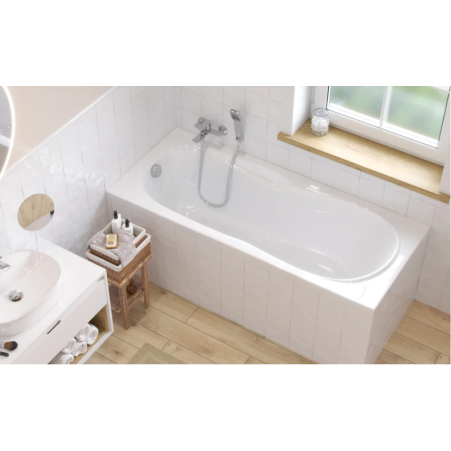 Акриловая ванна Excellent Sekwana 170x75 белая, без каркаса