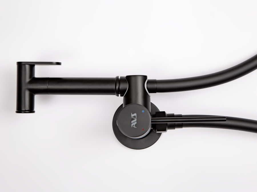 Гигиенический душ со смесителем AVS Slimmer черный матовый Гигиенический душ со смесителем AVS Slimmer черный матовый