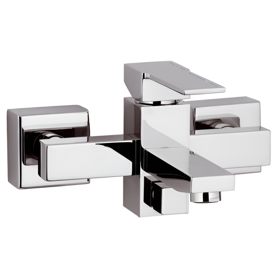 Смеситель для ванны и душа Remer Qubica Q05 хром