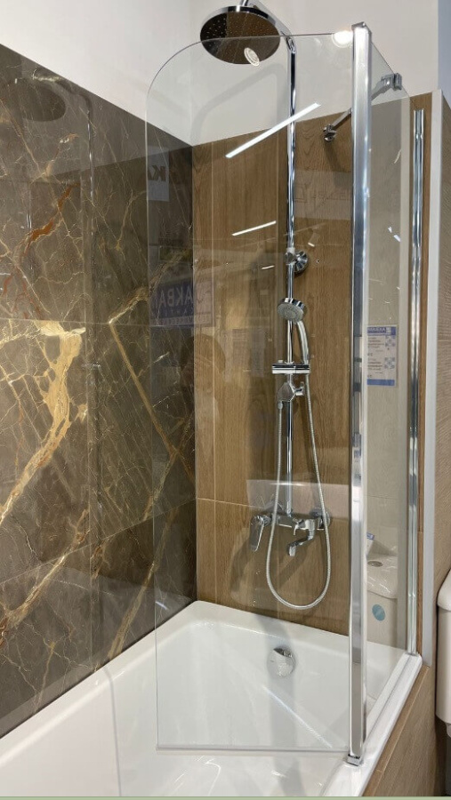 Шторка на ванну AVS Асти Дуо 100 правая профиль хром, прозрачное стекло Шторка на ванну AVS Асти Дуо 100 правая профиль хром, прозрачное стекло