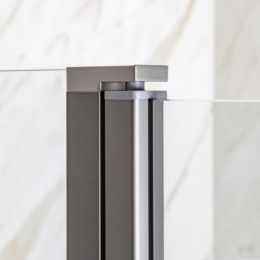 Шторка на ванну AVS Асти Дуо 100 см левая профиль оружейная сталь, прозрачное стекло Шторка на ванну AVS Асти Дуо 100 см левая профиль оружейная сталь, прозрачное стекло