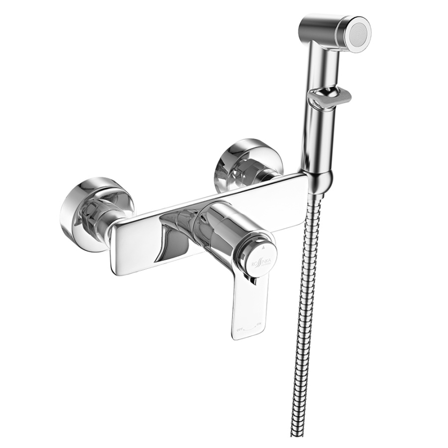 Гигиенический душ со смесителем Rossinka RS50-52 хром