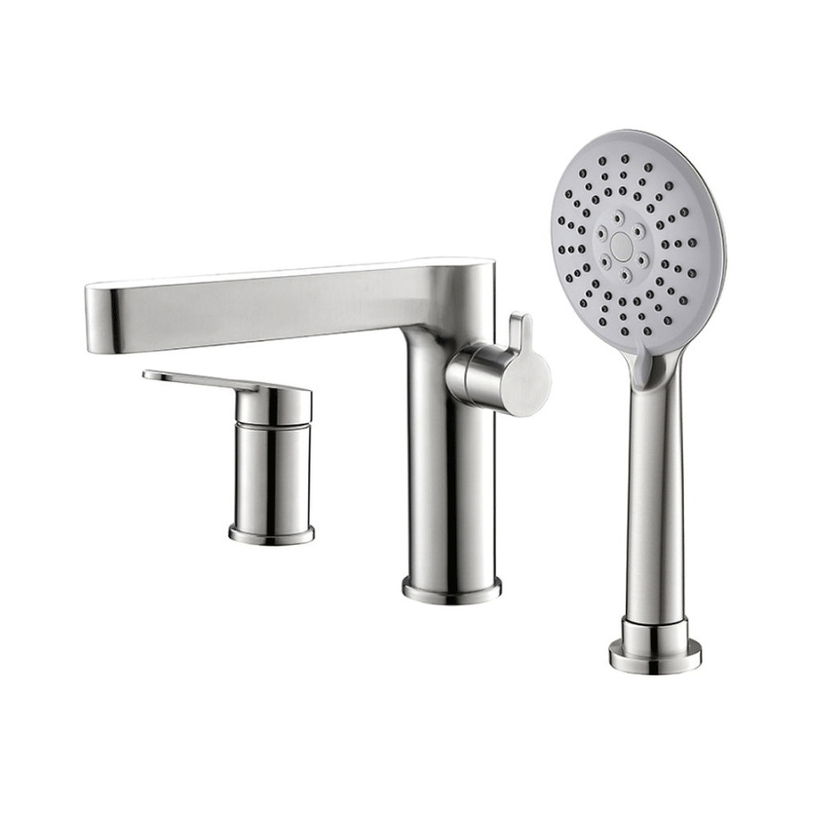 Смеситель на борт ванны BelBagno Delta DEL-BVD3-IN сатин