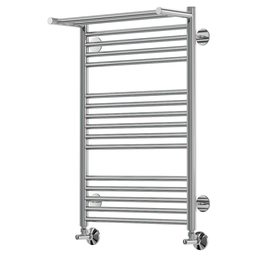 Полотенцесушитель водяной Terminus Аврора П16 50х78 с полкой, хром Полотенцесушитель водяной Terminus Аврора П16 50х78 с полкой, хром