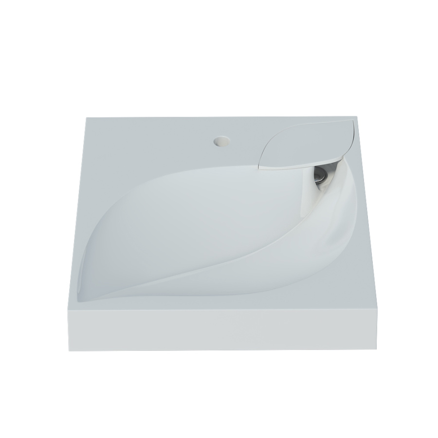 Раковина Madera List 4627173210553 60x60 белая с кронштейнами Раковина Madera List 4627173210553 60x60 белая с кронштейнами