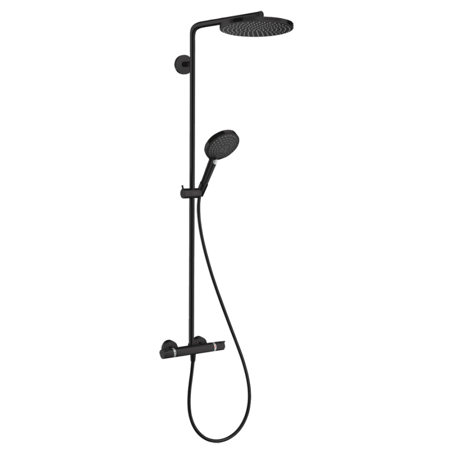 Душевая стойка Hansgrohe Raindance Select S 27633670 черный матовый Душевая стойка Hansgrohe Raindance Select S 27633670 черный матовый