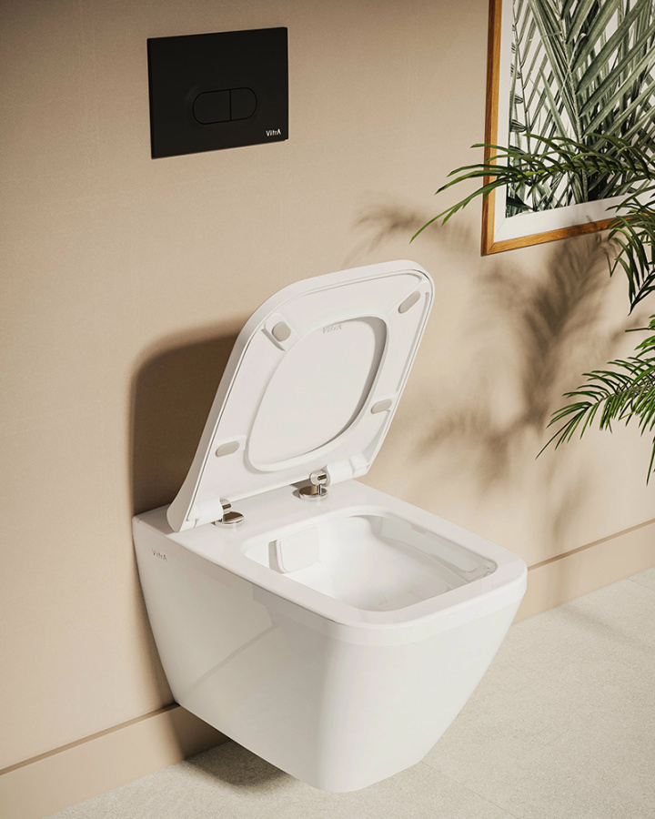 Унитаз подвесной VitrA Integra Square 7082B003-0075 безободковый