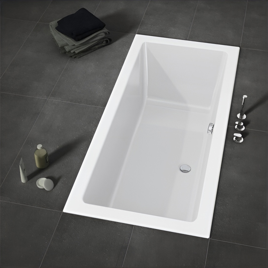 Акриловая ванна Riho Lugo 170х75 белая, без каркаса