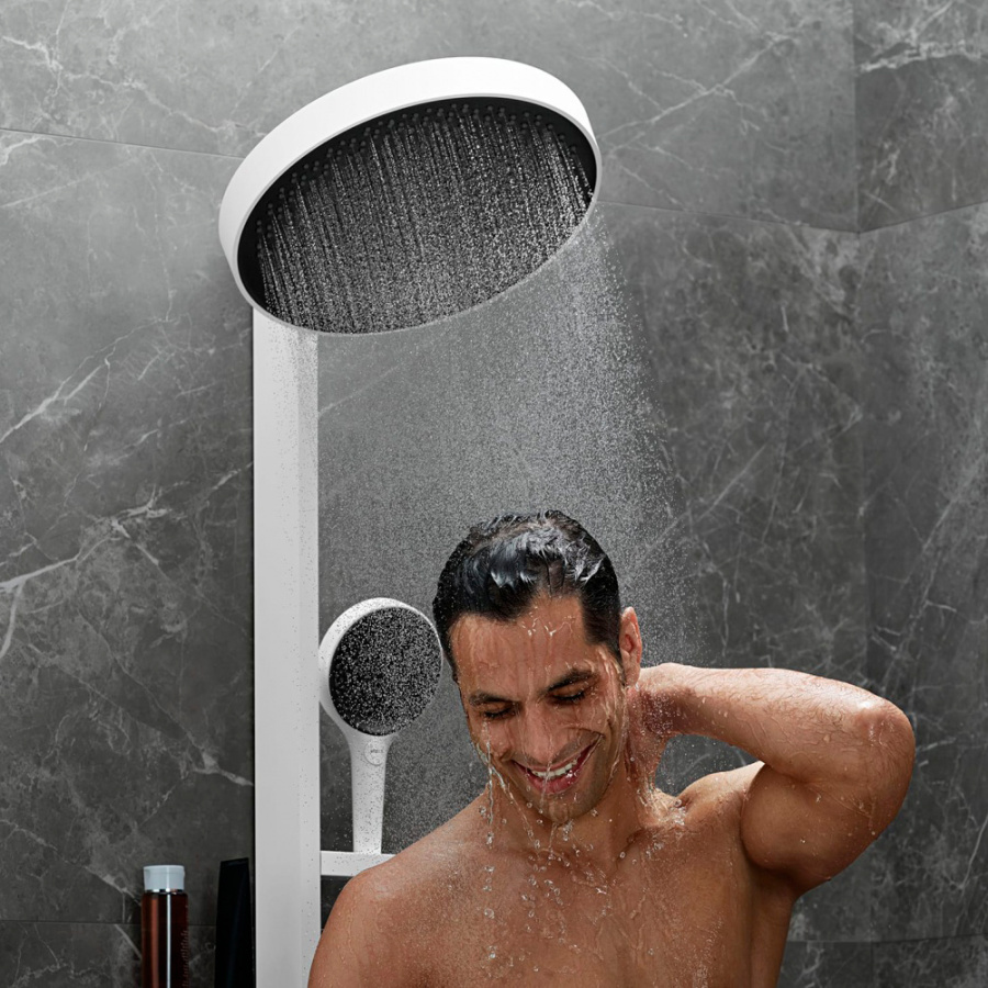 Душевая стойка Hansgrohe Rainfinity Showerpipe 26842700 белый матовый