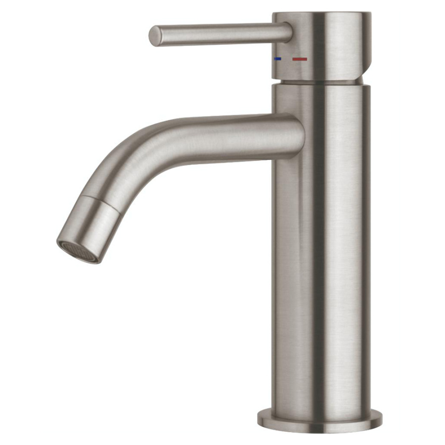 Смеситель для раковины Paffoni Light LIG071CR сталь