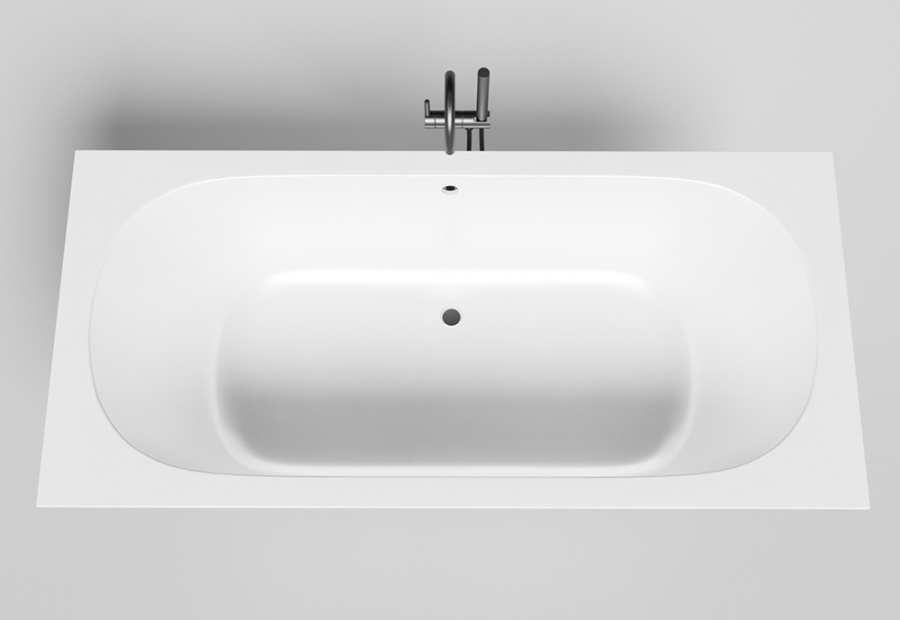 Ванна из искусственного камня Salini Ornella Axis S-Sense 190x90 белая с ножками Ванна из искусственного камня Salini Ornella Axis S-Sense 190x90 белая с ножками