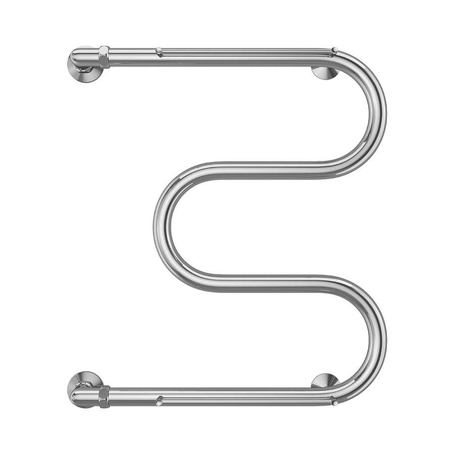 Полотенцесушитель водяной Terminus М-образный 50x60 с полкой, хром