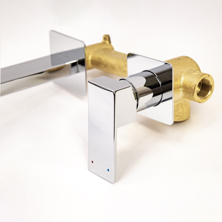 Смеситель для раковины AVS Cube с внутренней частью, хром Смеситель для раковины AVS Cube с внутренней частью, хром