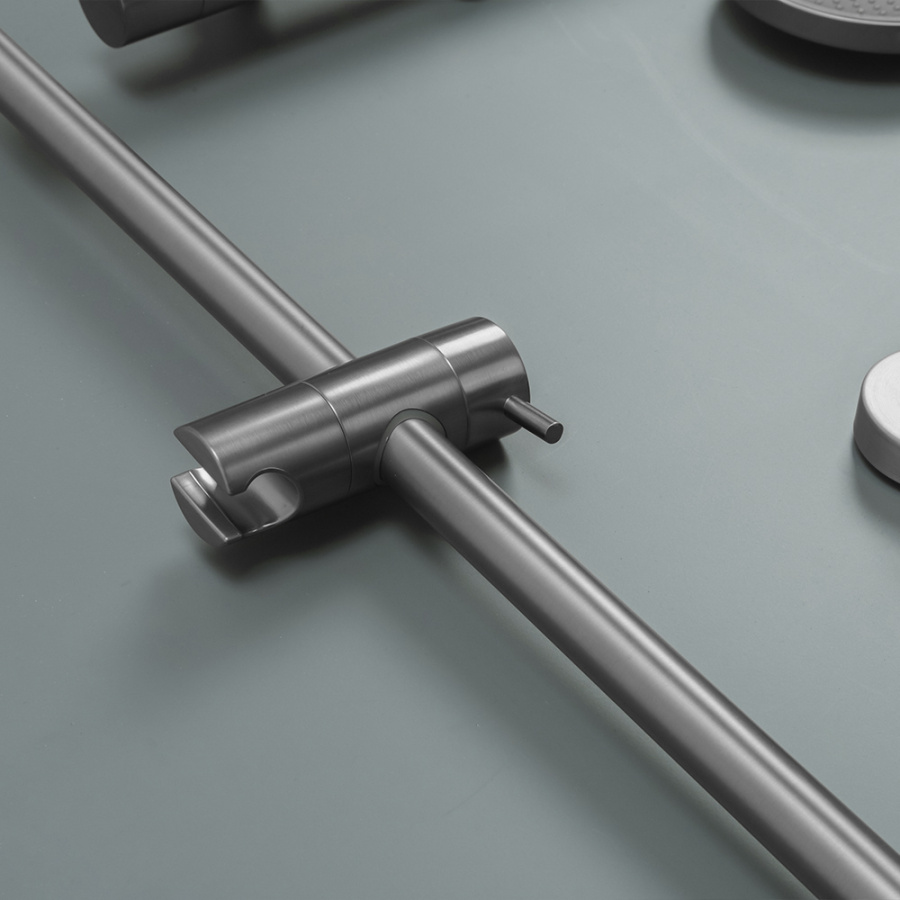 Душевая стойка AVS Pulse оружейная сталь