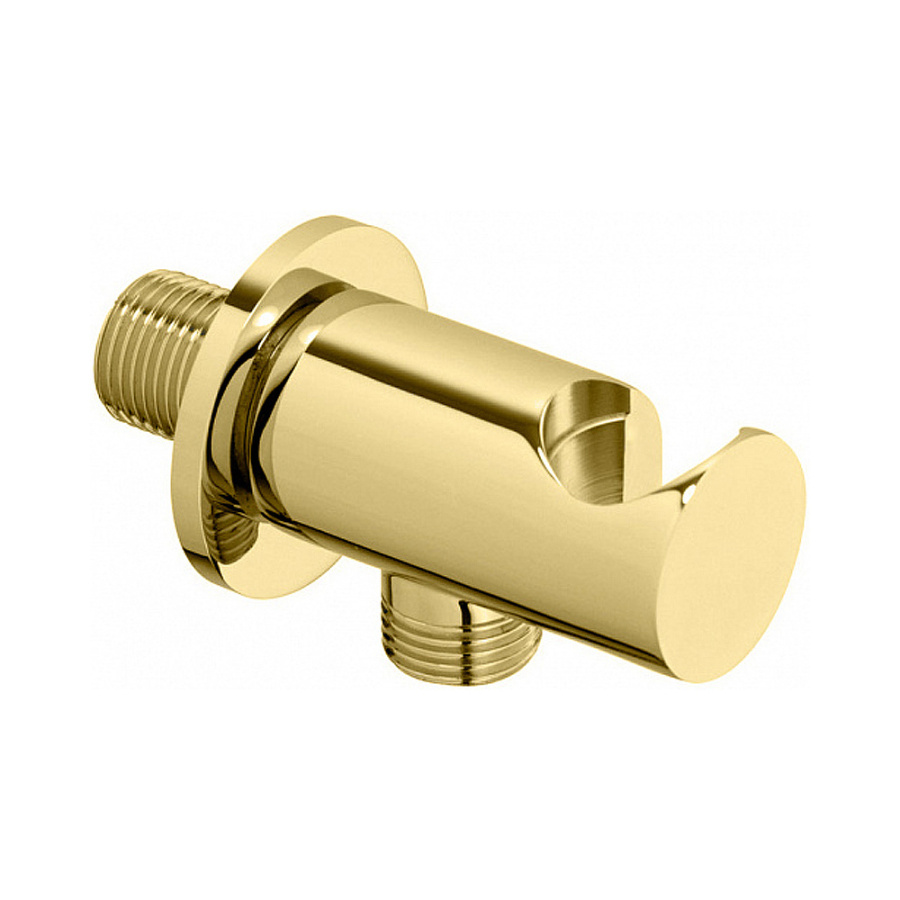 Шланговое подключение с держателем золото Cezares CZR-AI4-03/24