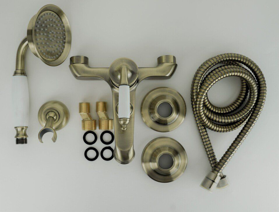 Смеситель для ванны с душем ESKO Prague PG 54 бронза