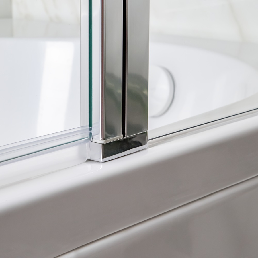 Шторка на ванну AVS Асти Дуо 100 правая профиль хром, прозрачное стекло Шторка на ванну AVS Асти Дуо 100 правая профиль хром, прозрачное стекло