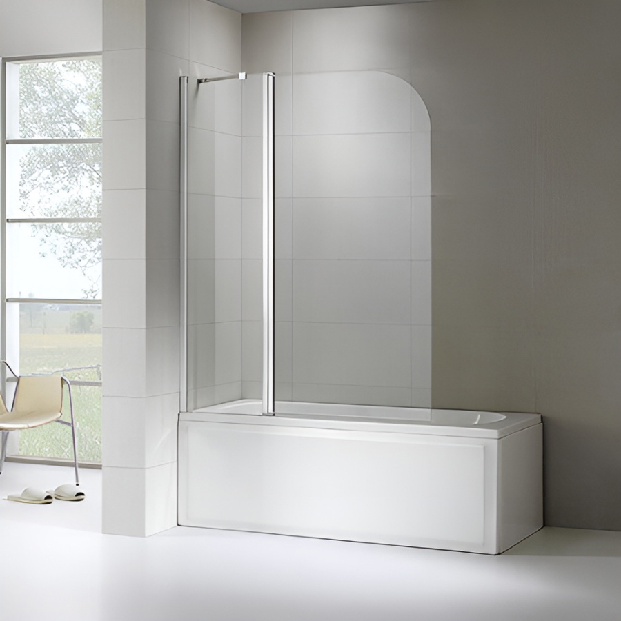 Шторка на ванну AVS Асти Дуо 100 левая профиль хром, стекло прозрачное Шторка на ванну AVS Асти Дуо 100 левая профиль хром, стекло прозрачное