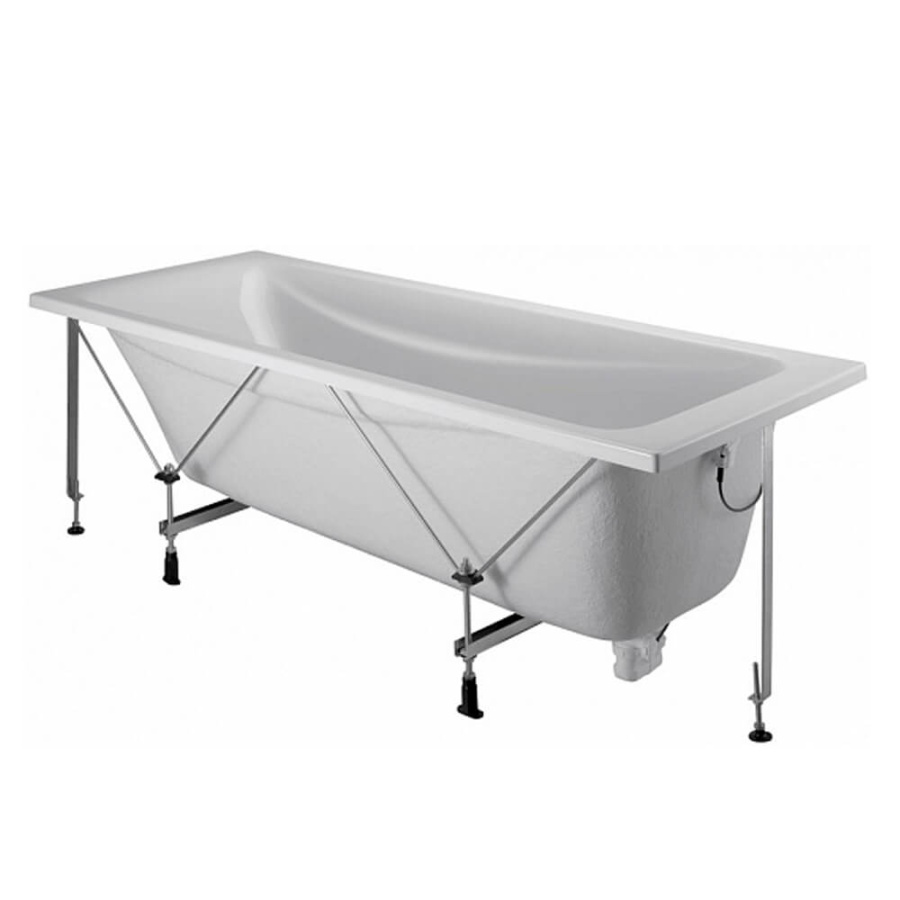 Акриловая ванна Jacob Delafon Odeon up 180х90 белая, с каркасом