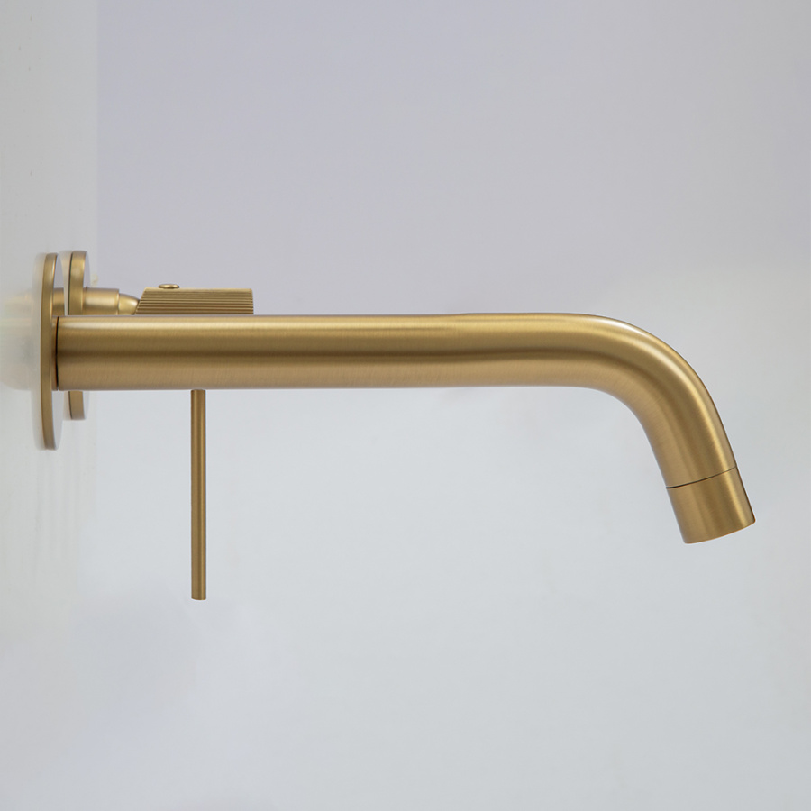 Смеситель для раковины AVS Pulse с внутренней частью, брашированное золото Смеситель для раковины AVS Pulse с внутренней частью, брашированное золото