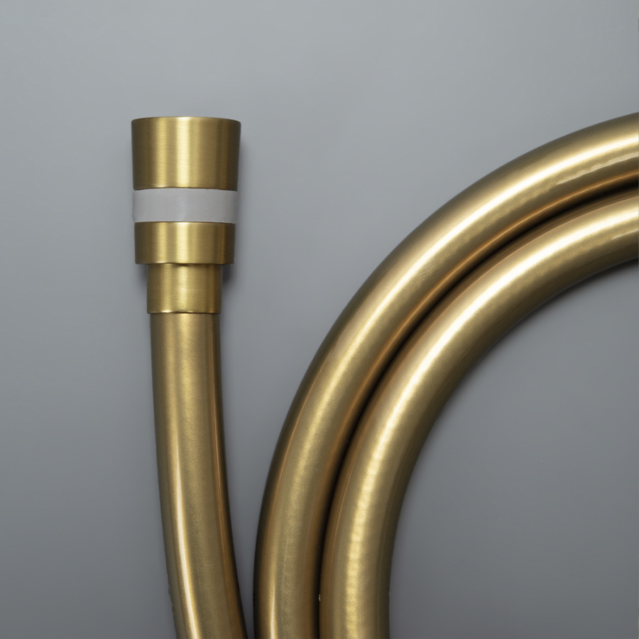 Душевая стойка AVS Pulse брашированное золото