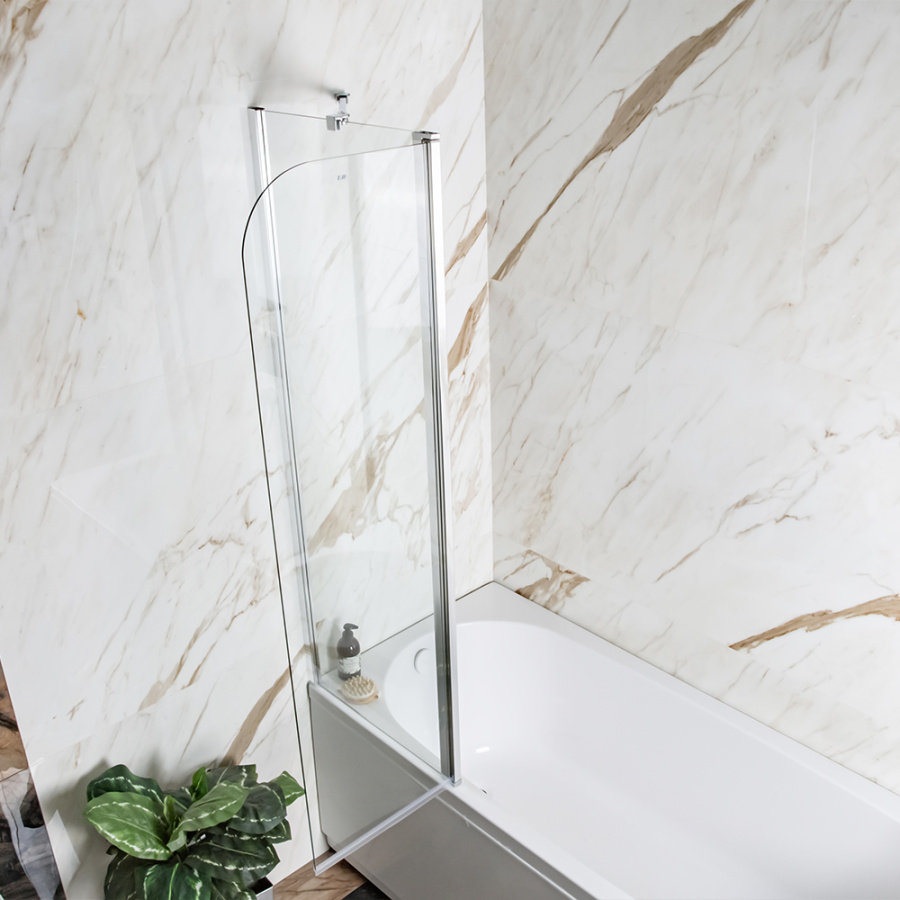 Шторка на ванну AVS Асти Дуо 100 левая профиль хром, стекло прозрачное Шторка на ванну AVS Асти Дуо 100 левая профиль хром, стекло прозрачное