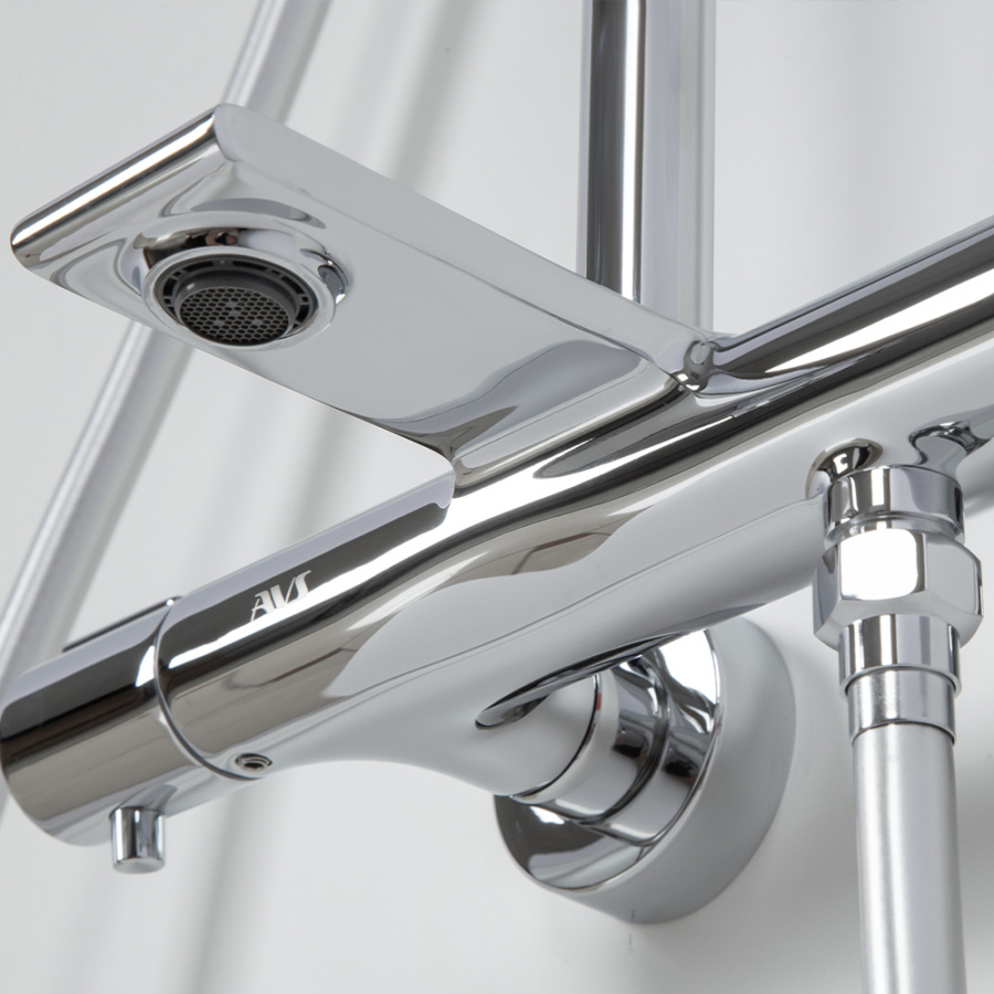 Душевая стойка с изливом AVS Elegant хром Душевая стойка с изливом AVS Elegant хром
