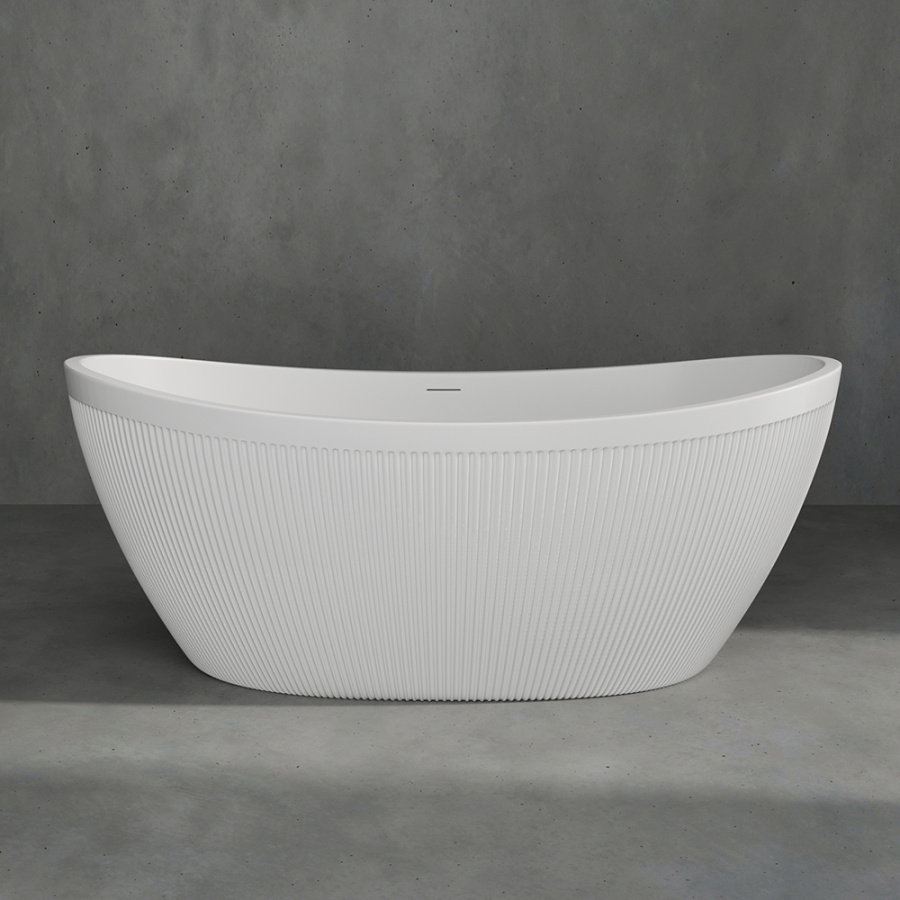 Акриловая ванна Wasser Leben Alster 170х80 белая, с донным клапаном Акриловая ванна Wasser Leben Alster 170х80 белая, с донным клапаном