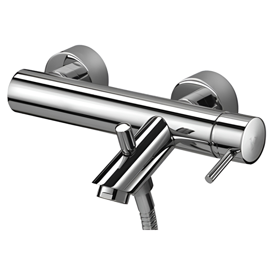 Смеситель для ванны и душа Paffoni Light LIG022CR хром