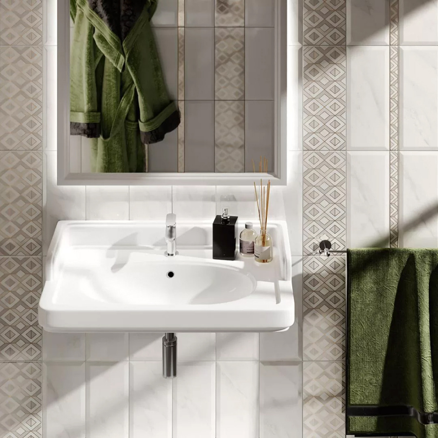 Раковина Kerama Marazzi Pompei 80х50 белая Раковина Kerama Marazzi Pompei 80х50 белая