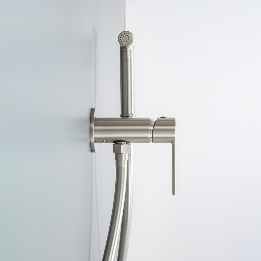 Гигиенический душ со смесителем AVS Elegant брашированный никель Гигиенический душ со смесителем AVS Elegant брашированный никель