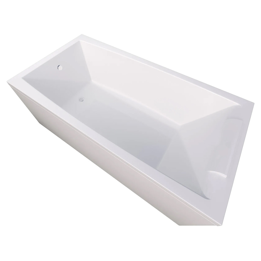 Акриловая ванна Marka One Aelita MG 165x75 белая без каркаса