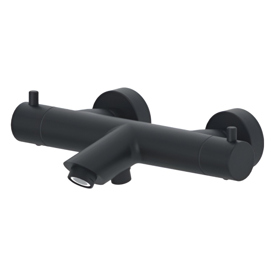 Термостат для ванны с душем Paffoni Light LIQ022NO черный матовый